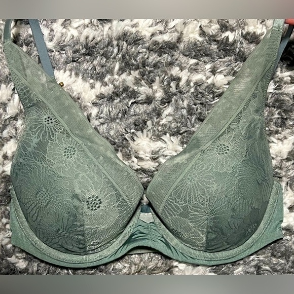 Plunge Padded Bra - Picture 1 of 3